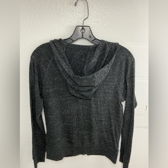 Nike  Girl Charcoal Zip-Up Hoodie - Picture 2 of 9